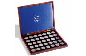PRESENTATION CASE VOLTERRA UNO DE LUXE, FOR 35 COINS IN CAPSULES UP TO 26 MM
